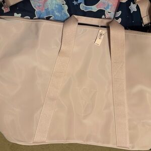 Victoria's Secret Light Pink Logo Tote